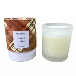 Pier 1 Imports Home Spice Candle Single Wick 8oz Soy Boxed Exclusive Batch NEW